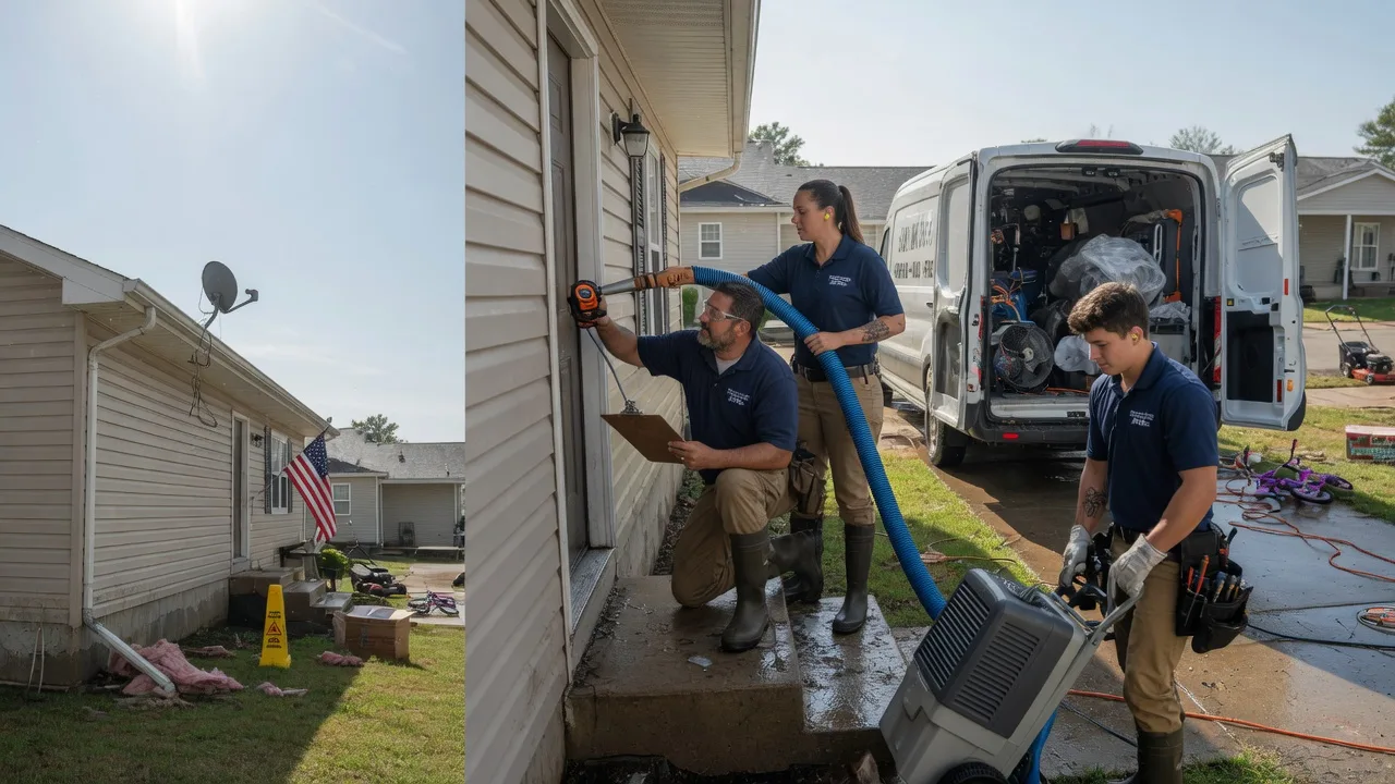 Ceiling Water Damage Restoration in Julian, NC near me
